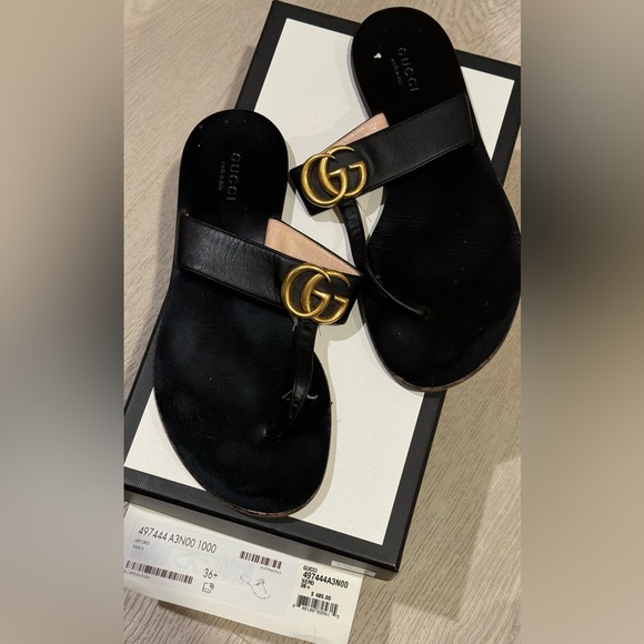 Gucci Marmont GG sandal - Picture 1 of 4